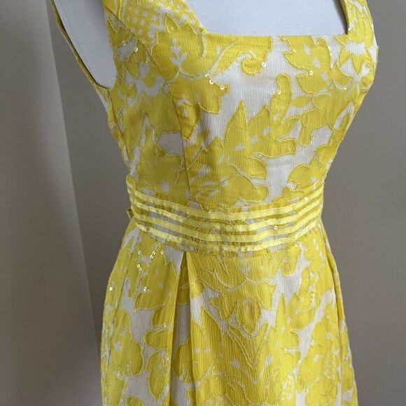 Alice + Olivia 100% Silk Floral Sequin Mini Dress XS Fairy Bow Preppy Party - Picture 10 of 14